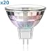 Produktbild parlat GU5.3 LED Lampe MR16 1,6W 80lm 110° Warm-Weiß, 20 Stk.