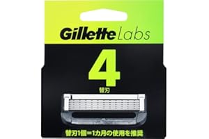 Procter & Gamble Gillette Labs with Exfoliating Bar Shaving Razor for Men Replacement Blades 4 Pcs