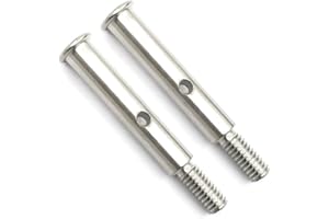 YijiaLink 2 Pezzi Assali Anteriori in Acciaio per 1/10 Traxxas Slash 2WD Rustler VXL Stampede Sostituzione di 3637