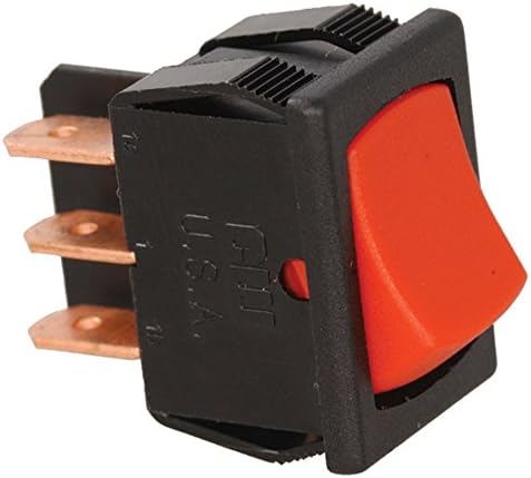 CW Industries GRS-4012-0050 SPDT Rocker Switch, 125V, 8A, 3 Pin (Pack of 10)