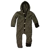 Temperaturausgleichend Cosilana Overall mit Umschlag 98/104 Braun melange