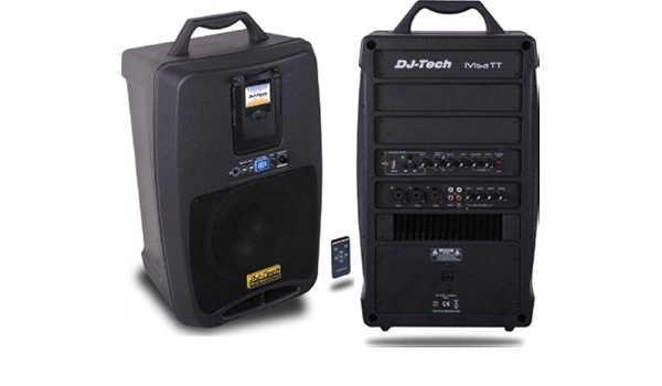dj tech portable pa system