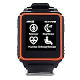 Lemumu Männer Frau W08 Smart Watch Rwatch Bluetooth Watch, Schwarz