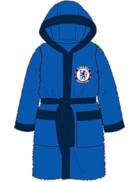Jungen Offiziell CHELSEA FC Mit kapuze Bademantel Bademantel größe 3 bis 4 Jahre