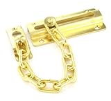 Electro Brass - Front Door Security Guard Chain Strong Steel Home Safety