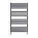 Produktbild Hudson Reed Handtuch-Heizkörper Arch - Badheizkörper aus Stahl in Anthrazit - 1114 Watt - 1000 mm x 600 mm - Ideal für Moderne Badezimmer