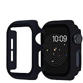 PSR Aksesuar Apple Watch Uyumlu Watch Guard Ekran Koruyucu | Akıllı Saat Ekran Koruyucu | Smart Watch Kırılmaz Cam (Siyah, Wa