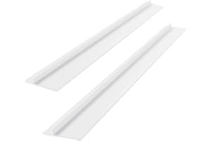 DAMOHONY Kitchen Silicone Stove Counter Gap Cover Heat Resistant Wide & Long Gap Filler Spills Seals (2Pack)