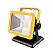 AlierGo 15W Wasserdicht LED Akkulampe Arbeitsleuchte Signal LED Warnleuchte Blinkleuchte Lichtbalken Blitzleuchte180° Drehbar Tragbar 2600MA Wiederaufladbar 24 LEDs Blau Rot Blicklicht Akku Flutlichtstrahler Handlampe Außenbeleuchtung für Camping Wandern Angeln Stromausfall Heimwerker Auto reparaturen