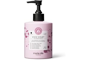 Maria Nila färg uppfriskande levande violett lila semi-permanent hårmask | Lägger till livliga violetta toner för en djärv, lila finish. Halv permanent. 100 % vegan-, sulfat- och parabenfri