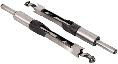 Yuelu Woodworker 1/2 Inch Square Hole Drill Bits Mortising Chisel Set 2pcs