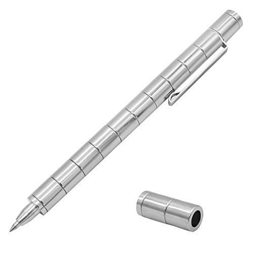 Cooler Magnetstift Wunderbaren Magnetischer Kugelschreiber Ideale Geschenk Witzig Magnetstift Stylus Stift kreative Geschenkfeder Set Silber - 2