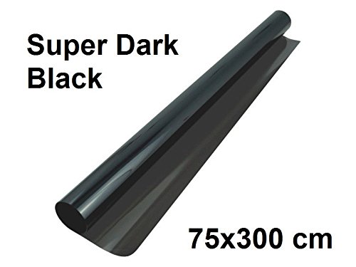 Preisvergleich Produktbild 5% Universal Scheibenfolie 75x300 Tönungsfolie Sonnenschutzfolie Folie