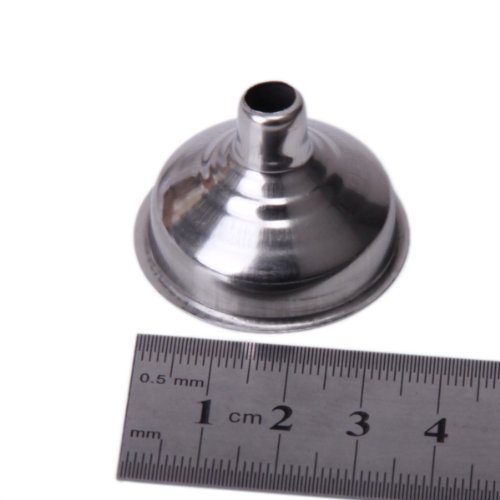 Sonline 2 Stueck Edelstahl Trichter Flachmann Funnel – Silber - 4