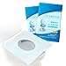 Produktbild SODIAL 10 Stuecke Tasche Groesse gesunde sichere Einweg Papier WC Sitzbezuege fuer Camping Reise Sanitaer 100% wasserdichte Toilettenpapier Pad Matte