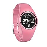 YEARNLY LED Digital Ungewöhnliche Elektrische Lumineszierende Silikon Outdoor Sport Wasserdichte Alarm Kinder Armbanduhr mit Stoppuhr Jungen Mädchen