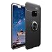 Produktbild CESTOR Handyhülle für Huawei Mate 20 Pro [mit 360°Grad Drehbarer Ringhalter Fingerhalter],Luxus Ultra Dünn Weich Flexibel TPU Silikon HandyHülle für Huawei Mate 20 Pro,Schwarz
