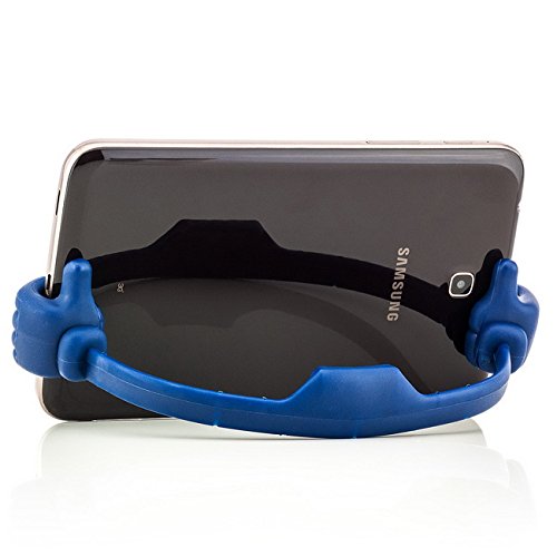 Saxonia Smartphone Tablet Handy Ständer Tisch Halterung universal E-Reader Stand Holder | blau - 3