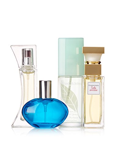 Elizabeth Arden 4 Piece Ladies Mini Fragrance Set - 5th Avenue/Provocative Woman/ Mediterranean/Green Tea