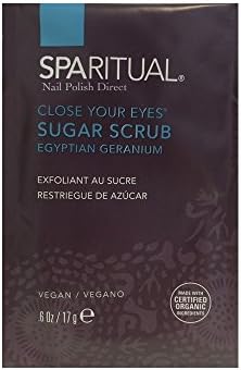 SpaRitualClose Your Eyes Sugar Scrub (Sachet) - Egyptian Geranium 5.9ml