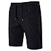 Produktbild BA Zha Hei Männer Sommer Dünne Beiläufige Kurze Sport Print Hosen Shorts Hosen Sporthose Jogging Baggy Jogginghose Slim Hochwertiger Atmungsaktiv Baumwoll-Mischung Trainingshose (Schwarz, 5XL)