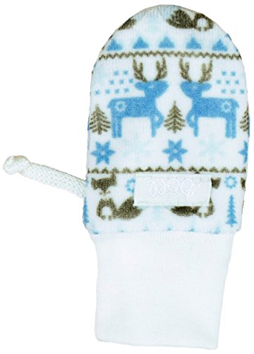 Döll Unisex Baby Fausthandschuhe Nicky Full Mittens, Blue (ballad Blue 3004), One Size (Manufacturer size: 0)