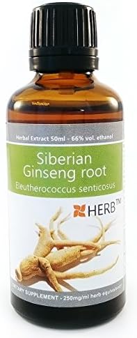 Siberian Ginseng root Tincture 50 ml by HERB TM