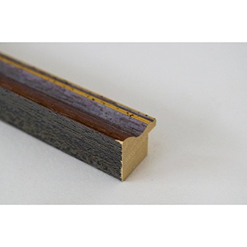 Spiegel Wandspiegel Badspiegel – Braunschweig 2,5 – Rot Braun mit Gold – 200 Größen zur Auswahl – handgefertigt – 30 x 50 – FM – Antik, Vintage - 6