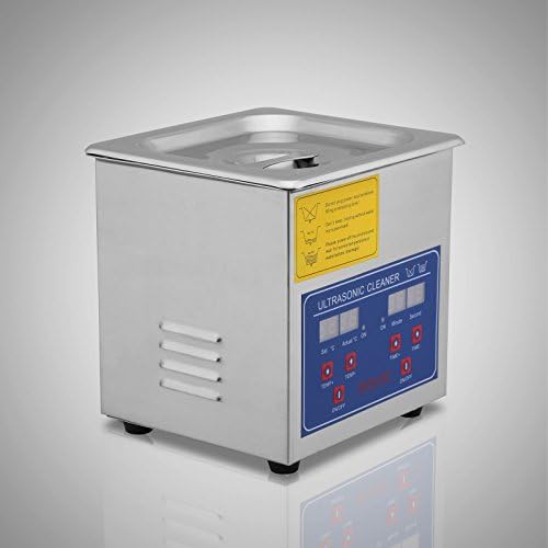 Jakan Ultrasonic Ring Cleaner Heated Ultrasonic Cleaning Machine 1.3L Commercial Grade for Jewelry Watch Cleaning