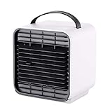 ❤【Humidificación y Viento de Refrigeración】Cuenta con un tanque de agua grande, deja caer su aceite esencial favorito en el agua, el aire nebulizado sale para aumentar la humedad del aire, purifica el aire y mantiene la humedad de la piel. Si agrega algo de hielo junto con el agua, sentirá que sale más viento fresco y frío.
