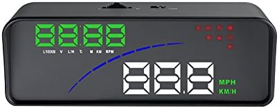 Livecity Universal GPS HUD Digital Head Up Display Auto Car Speeding Warning Device For Car with OBD2 and EUOBD