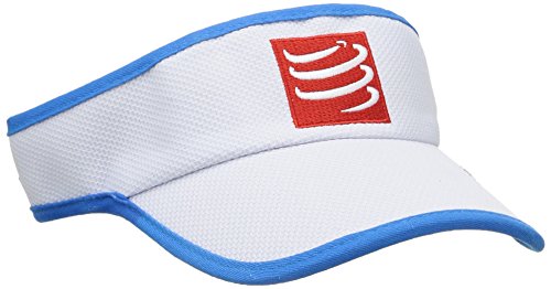 COMPRESSPORT VIBL Visera, Unisex, Blanco, Talla Única