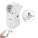 Produktbild WLAN Smart Steckdose Wifi Stecker, 1 Pack Funksteckdose Arbeitet mit Amazon Alexa, Google Home, Smartphone und IFTTT, mit USB-Port Fernsteuerung und Zeitsteuerung