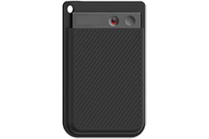 EASYBYMALL Housse de protection pour enregistreur vocal portable, Housse de protection en silicone flexible pour équipement d'enregistrement, Résistant à la poussière, Convient aux enregistreurs, 9.7x6.4cm(Noir)