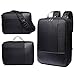 Price comparison product image Laptop Backpack, 3-in-1 Men's Cross Body Bag Handbag Waterproof Daypack for School Business Work Travel Hiking, Classic Black