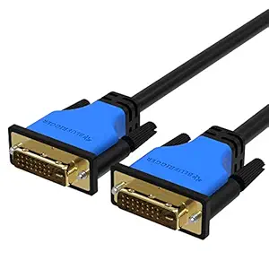 BlueRigger DVI Male to DVI Male Digital Dual-Link Cable (3 Feet / 0.9 Meter)