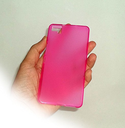 Funda de Gel Silicona para BQ AQUARIS M5 color ROSA - Envio por mensajeria URGENTE
