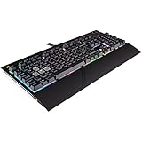 Corsair Gaming CH-9000121-UK STRAFE RGB Cherry MX SILENT Performance Multi-Colour RGB Backlit Mechanical Gaming Keyboard UK, Black