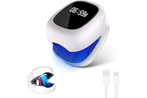 SJACXANM Appareil Mycose Ongle Pied, Portable Dispositif Des Champignons Des Ongles, Affichage De L'heure, Appareil Anti Mycose Pour Mycose Ongles Des Pieds Nettoyage Et Réparation Ongles Traitement