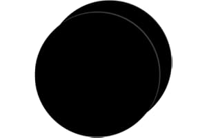 YIWONFU Fogli in Acrilico 2 Pezzi, Fogli Acrilici Girare 1mm Nero, Pannello Acrilico per Cornici per Foto, Mostre di Progetti, Dipinti e Altro Ancora, 25cm di diametro