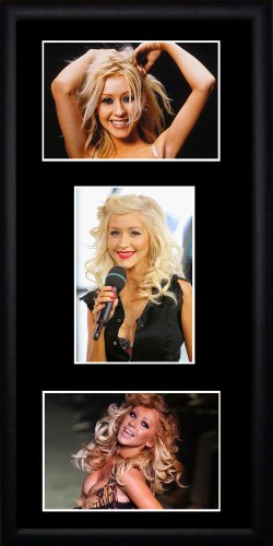Preisvergleich Produktbild Christina Aguilera gerahmtes Foto
