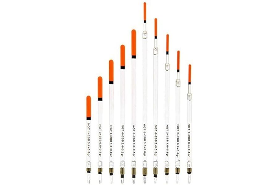 10 X Loaded Coarse Fishing Tackle floats Wagglers Match Pleasure Lake Thin Thick Tips