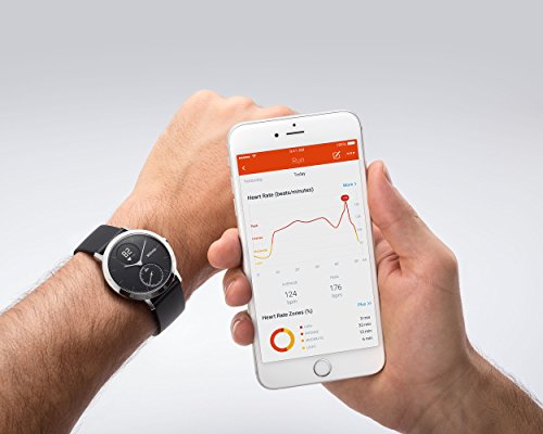 Withings Steel HR Fitnessuhr mit Herzfrequenzmessung, Schwarz - 2