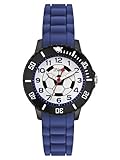 S.Oliver Jungenuhr Analog Quarz mit Silikonarmband – SO-2589-PQ