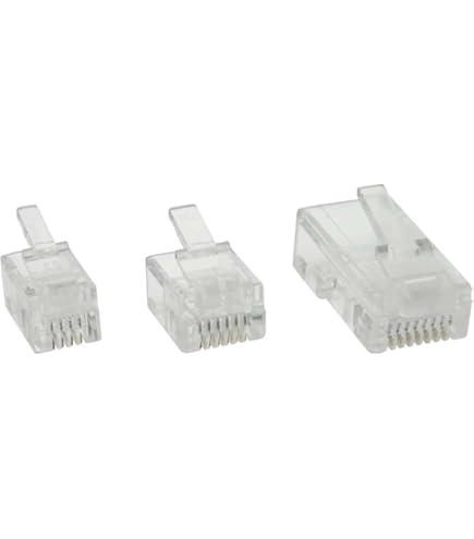 Presa Telefonica RJ11 Compatibile Magic 5982 Presa Modulare 4 Poli Per Cavo Telefonico Connessione A Crimpare Senza Attrezzi, Colore Avorio - Foto 3