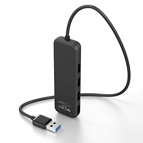 KabelDirekt USB 3.0 – 4-Port USB Hub (Ultraslim) – Plug and Play – TOP Series - 4