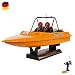 Produktbild RC ferngesteuertes Boot Tear Into Jet, Rennboot Modellbau Top-Speed inkl. Fernsteuerung, Powerakku und Zubehör Ready-To-Run