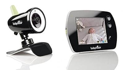 Babymoov Touch Screen Babyphone Camera Video - Qualité Son - Température Surveillance - Talkie Walkie- Ecran Tactile 3,5"