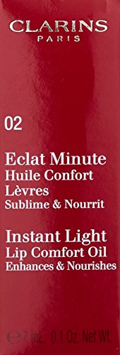 CLARINS Glanz MINUTE ÖL Komfort Lippen #02-raspBeere 7 ml - 3