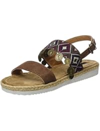 Mtng Ele, Sandalias con Punta Abierta para Mujer